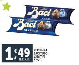 Deco Supermercati Perugina baci tubo offerta