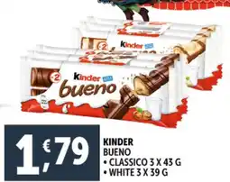 Deco Supermercati Kinder bueno classico-white offerta