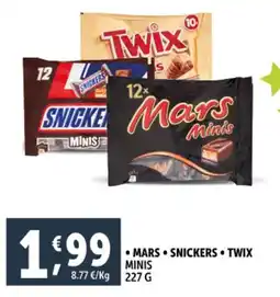 Deco Supermercati Mars - snickers - twix minis offerta