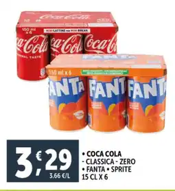 Deco Supermercati COCA COLA - classica - zero- FANTA SPRITE offerta