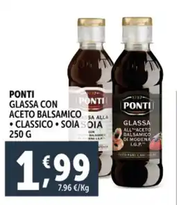 Deco Supermercati Ponti glassa con aceto balsamico offerta
