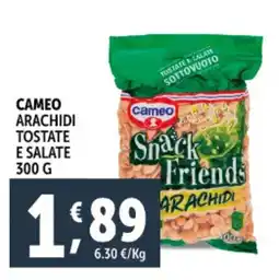 Deco Supermercati Cameo arachidi tostate e salate offerta