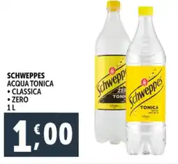 Deco Supermercati Schweppes acqua tonica offerta