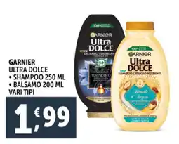 Deco Supermercati Garnier ultra dolce Shampoo-Balsamo offerta