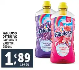 Deco Supermercati Fabuloso detersivo pavimenti offerta