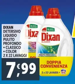 Deco Supermercati Dixan detersivo liquido pulito profondo offerta
