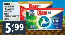 Deco Supermercati Dixan discs 4in1 offerta