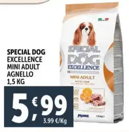 Deco Supermercati Special dog excellence mini adult agnello offerta