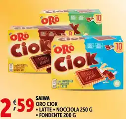 Deco Supermercati Saiwa oro ciok offerta
