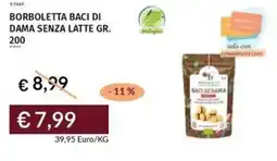 Prezzemolo e Vitale Borboletta baci di dama senza latte offerta