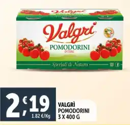 Deco Supermercati Valgrì pomodorini offerta