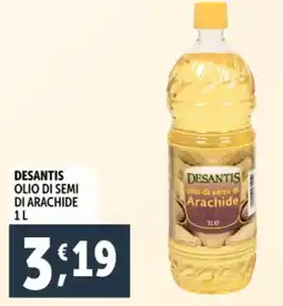 Deco Supermercati Desantis olio di semi di arachide offerta