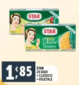 Deco Supermercati Star 20 dadi offerta