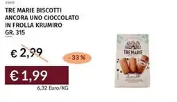Prezzemolo e Vitale Tre marie biscotti ancora uno cioccolato in frolla krumiro offerta