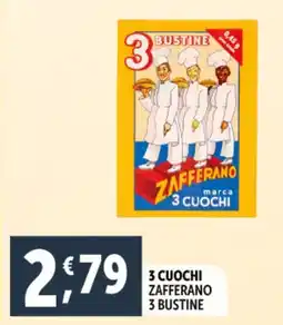Deco Supermercati 3 cuochi zafferano 3 bustine offerta
