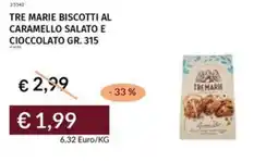 Prezzemolo e Vitale Tre marie biscotti al caramello salato e cioccolato offerta
