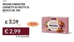 Prezzemolo e Vitale Misura fibrextra cornetti ai frutti di bosco offerta