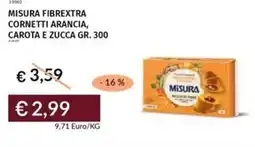 Prezzemolo e Vitale Misura fibrextra cornetti arancia, carota e zucca offerta