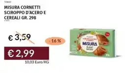 Prezzemolo e Vitale Misura cornetti sciroppo d'acero e cereali offerta