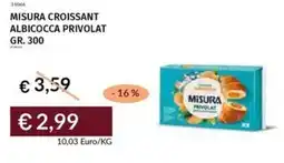 Prezzemolo e Vitale Misura croissant albicocca privolat offerta