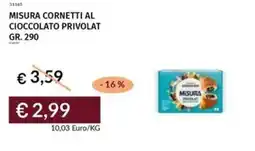 Prezzemolo e Vitale Misura cornetti al cioccolato privolat offerta