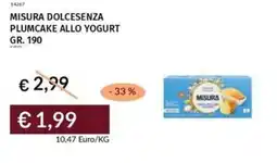 Prezzemolo e Vitale Misura dolcesenza plumcake allo yogurt offerta