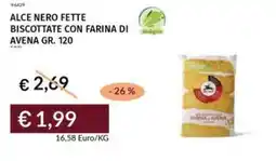 Prezzemolo e Vitale Alce nero fette biscottate con farina di avena offerta