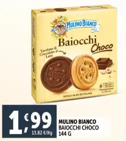 Deco Supermercati Mulino bianco baiocchi choco offerta