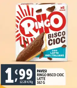 Deco Supermercati Pavesi ringo bisco cioc latte offerta