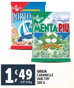 Deco Supermercati Giulia caramelle offerta