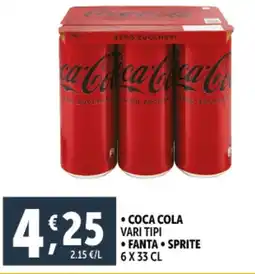 Deco Supermercati COCA COLA - FANTA - SPRITE offerta