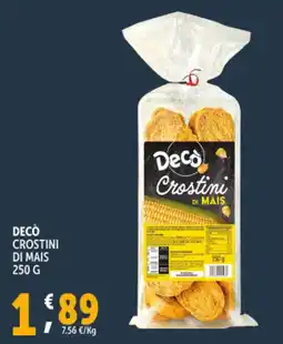 Deco Supermercati Decò crostini di mais offerta