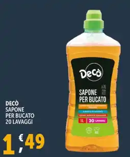 Deco Supermercati Decò sapone per bucato offerta