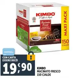 Deco Supermercati Kimbo macinato fresco 150 cialde offerta