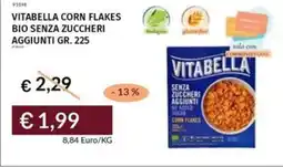 Prezzemolo e Vitale Vitabella corn flakes bio senza zuccheri aggiunti offerta