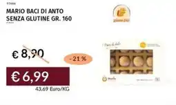 Prezzemolo e Vitale Mario baci di anto senza glutine offerta