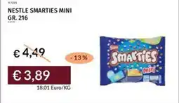 Prezzemolo e Vitale Nestle smarties mini offerta