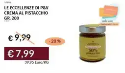 Prezzemolo e Vitale Le eccellenze di p&v crema al pistacchio offerta