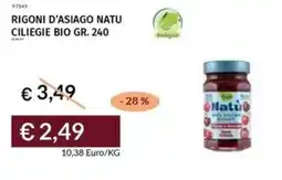 Prezzemolo e Vitale Rigoni d'asiago natu ciliegie bio offerta