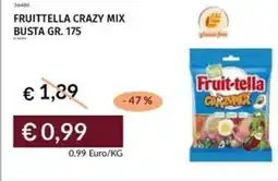 Prezzemolo e Vitale Fruittella crazy mix busta offerta