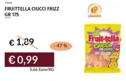 Prezzemolo e Vitale Fruittella ciucci frizz offerta