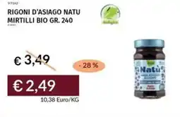 Prezzemolo e Vitale Rigoni d'asiago natu mirtilli bio offerta
