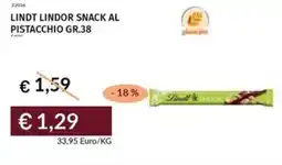Prezzemolo e Vitale Lindt lindor snack al pistacchio offerta