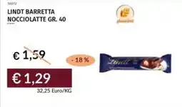 Prezzemolo e Vitale Lindt barretta nocciolatte offerta