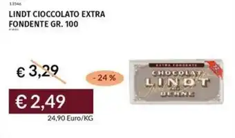 Prezzemolo e Vitale Lindt cioccolato extra fondente offerta