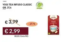 Prezzemolo e Vitale Yogi tea infuso classic offerta