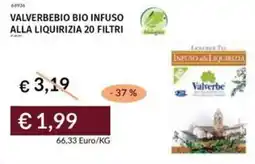 Prezzemolo e Vitale Valverbebio bio infuso alla liquirizia 20 filtri offerta