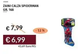 Prezzemolo e Vitale Zaini calza spiderman offerta
