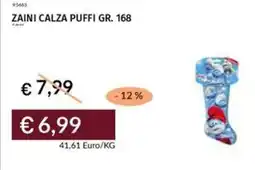 Prezzemolo e Vitale Zaini calza puffi offerta