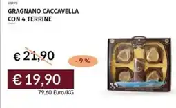 Prezzemolo e Vitale Gragnano caccavella con 4 terrine offerta